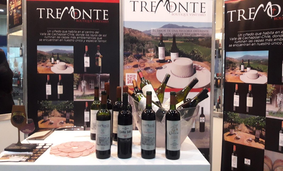 Tremonte Wines on Display at Expo Booth